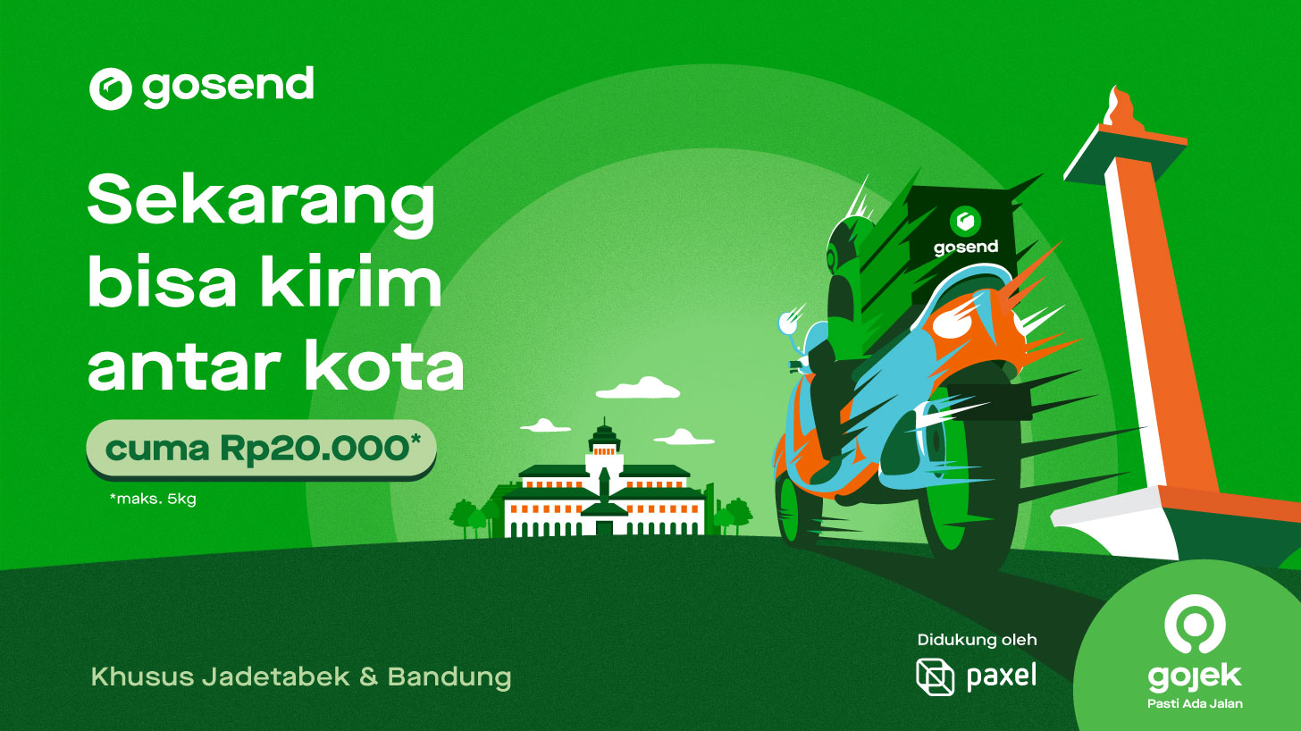 GoSend Intercity: Bisa Kirim Barang dari Jakarta ke Bandung dan Bandung ke Jakarta!