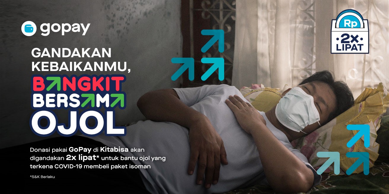 Gandakan Kebaikanmu, #BangkitBersama Ojol