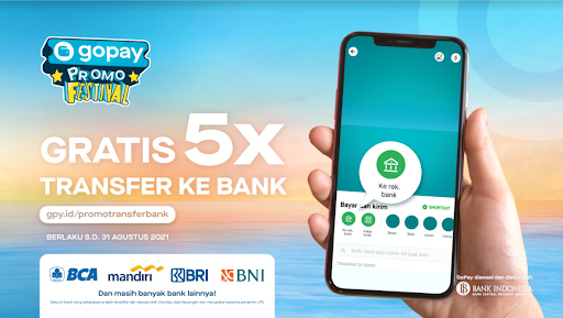 Transfer GoPay ke Bank, Gratis Biaya Admin!