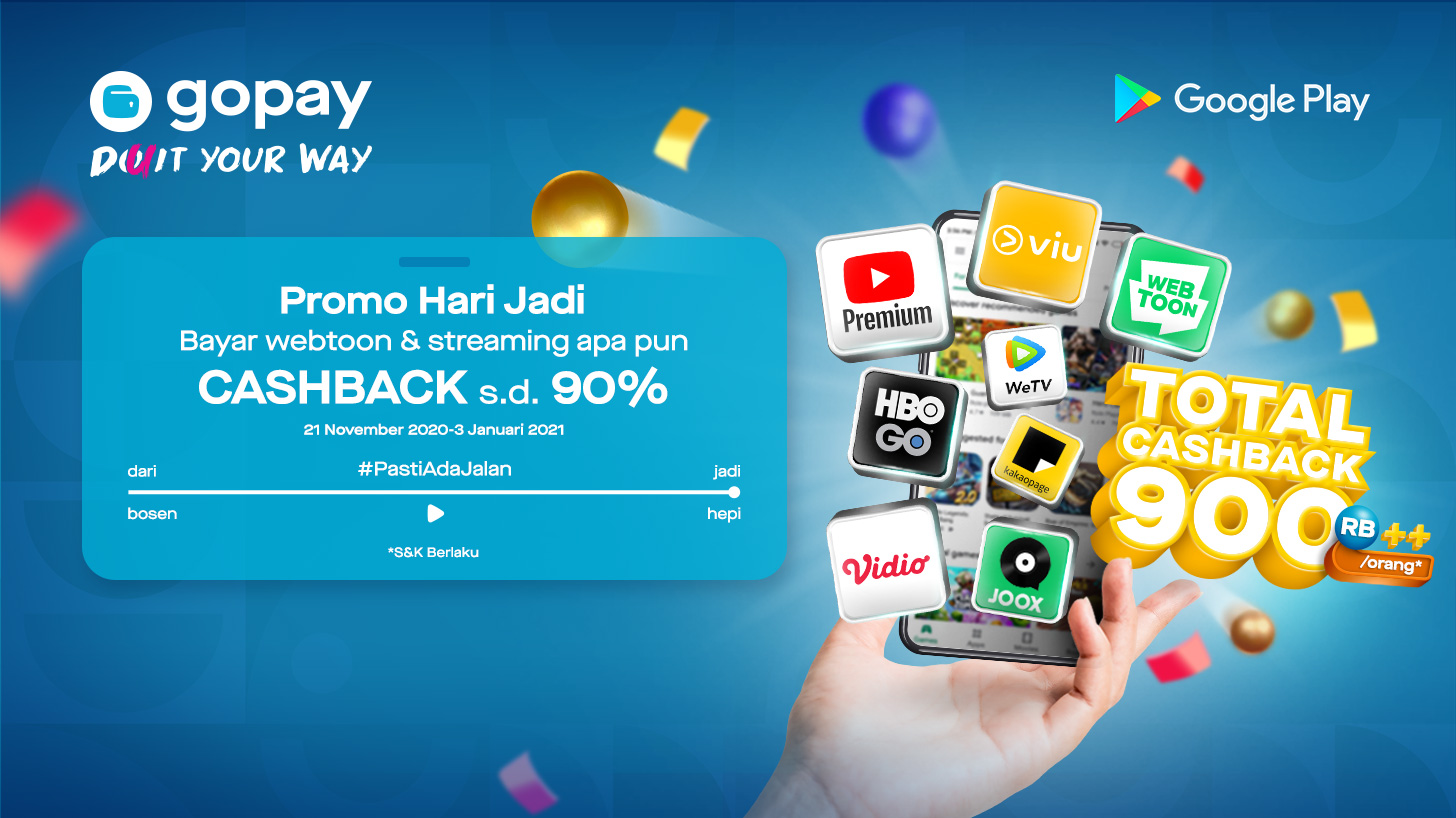 Promo Entertainment: Total Cashback Rp900rb++/orang