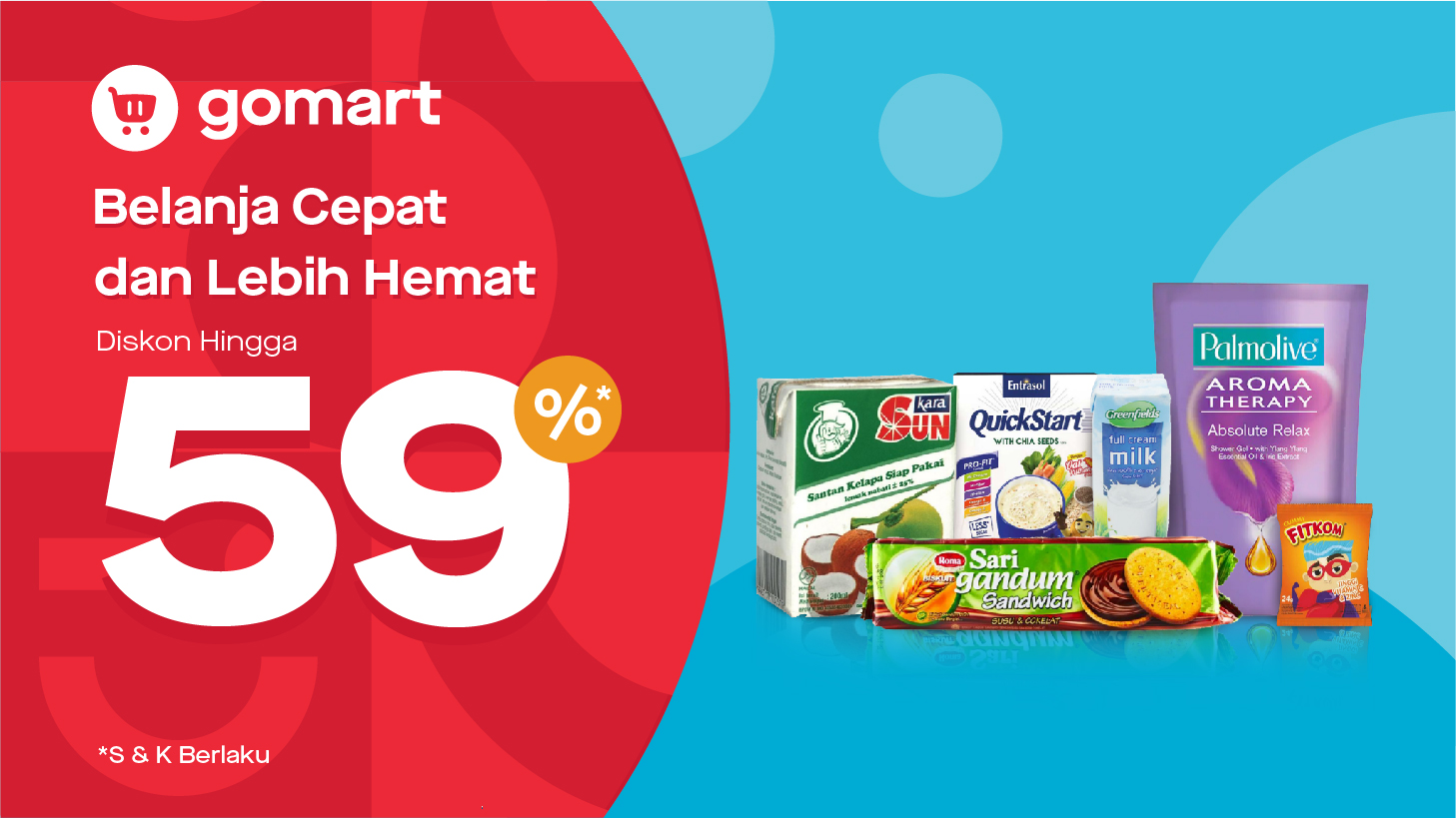 Promo Dua Mingguan, Belanja Hemat Hingga 59%