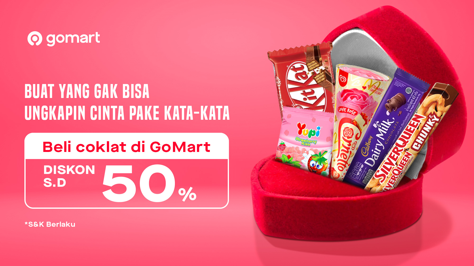 Promo GoMart: Hari Kasih Sayang bersama GoMart Diskon s.d 50%