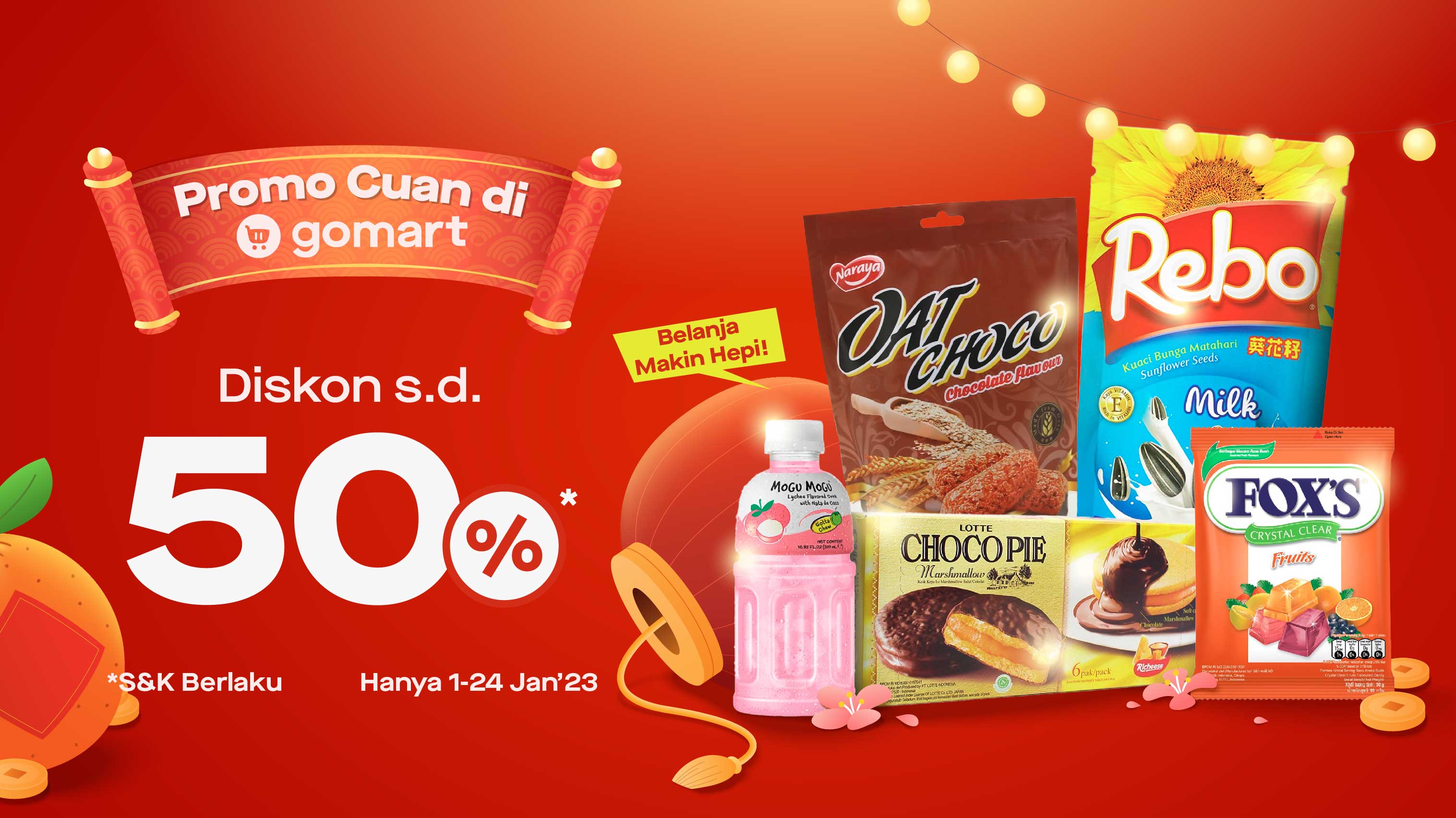 Promo Cuan di GoMart: 1-31 Januari 2023