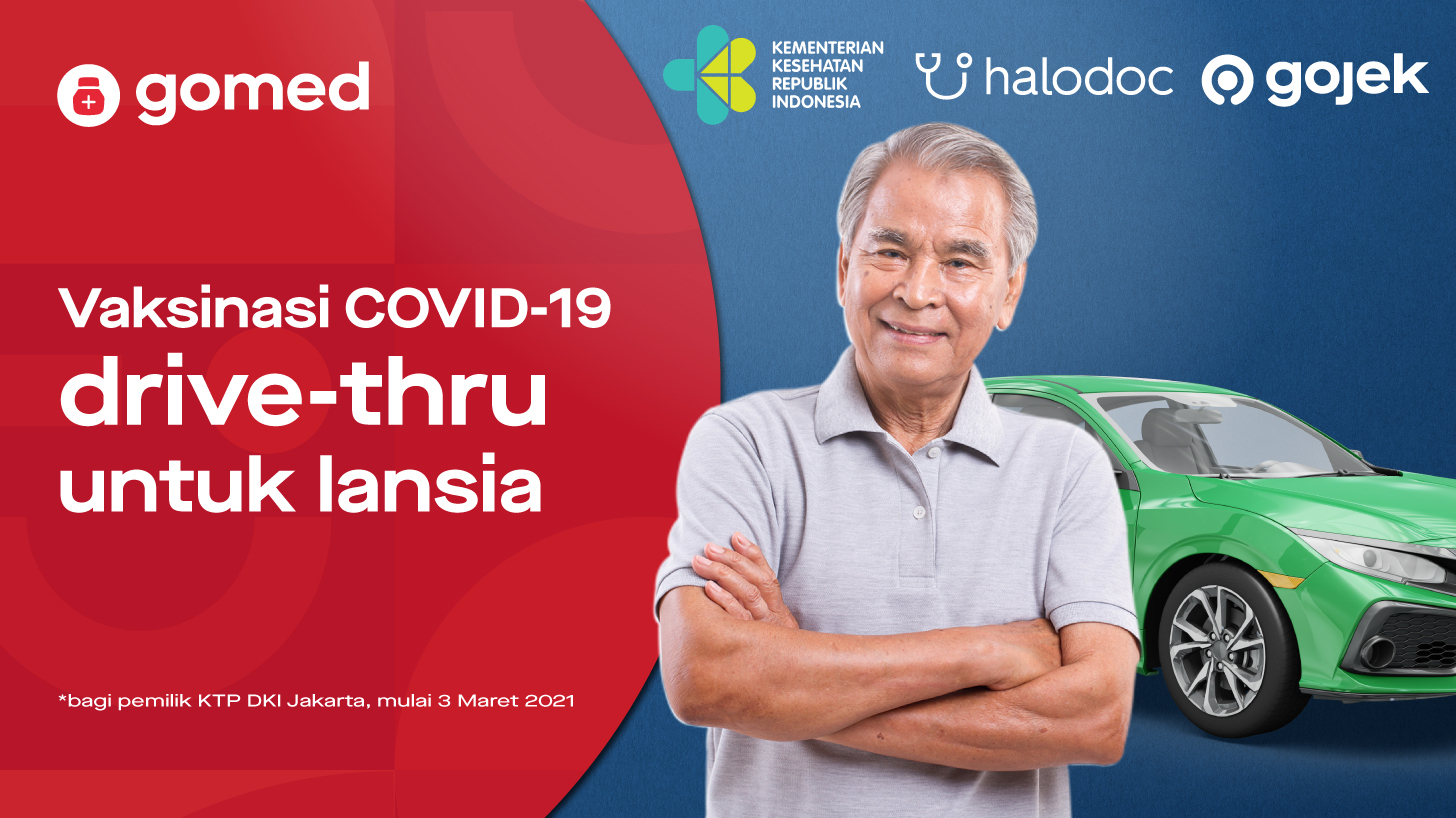 Jadi Mitra Kemenkes RI, Halodoc dan Gojek Hadirkan Pos Pelayanan Vaksinasi COVID-19