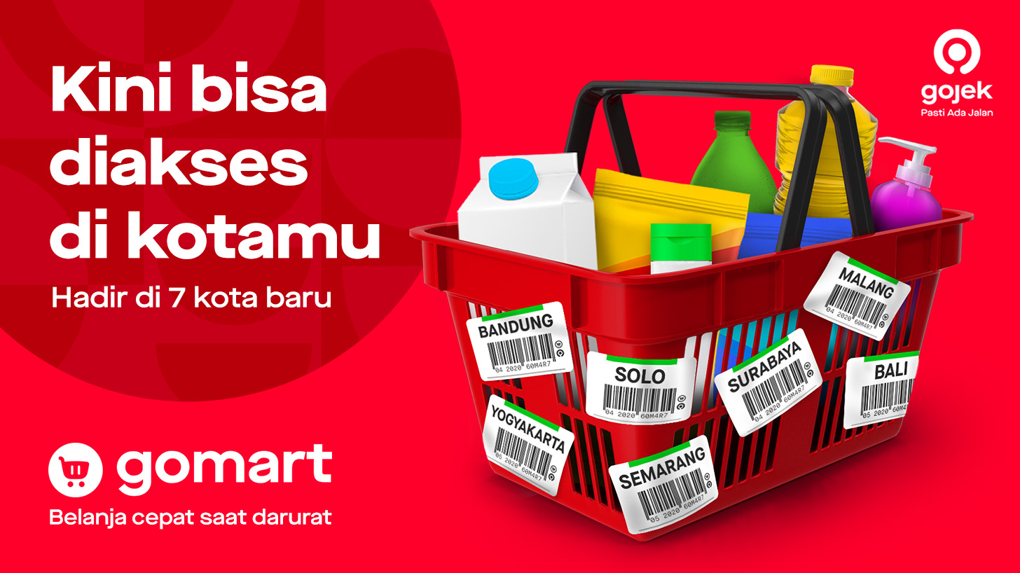 Layanan GoMart telah Hadir di Kota Kesayanganmu!